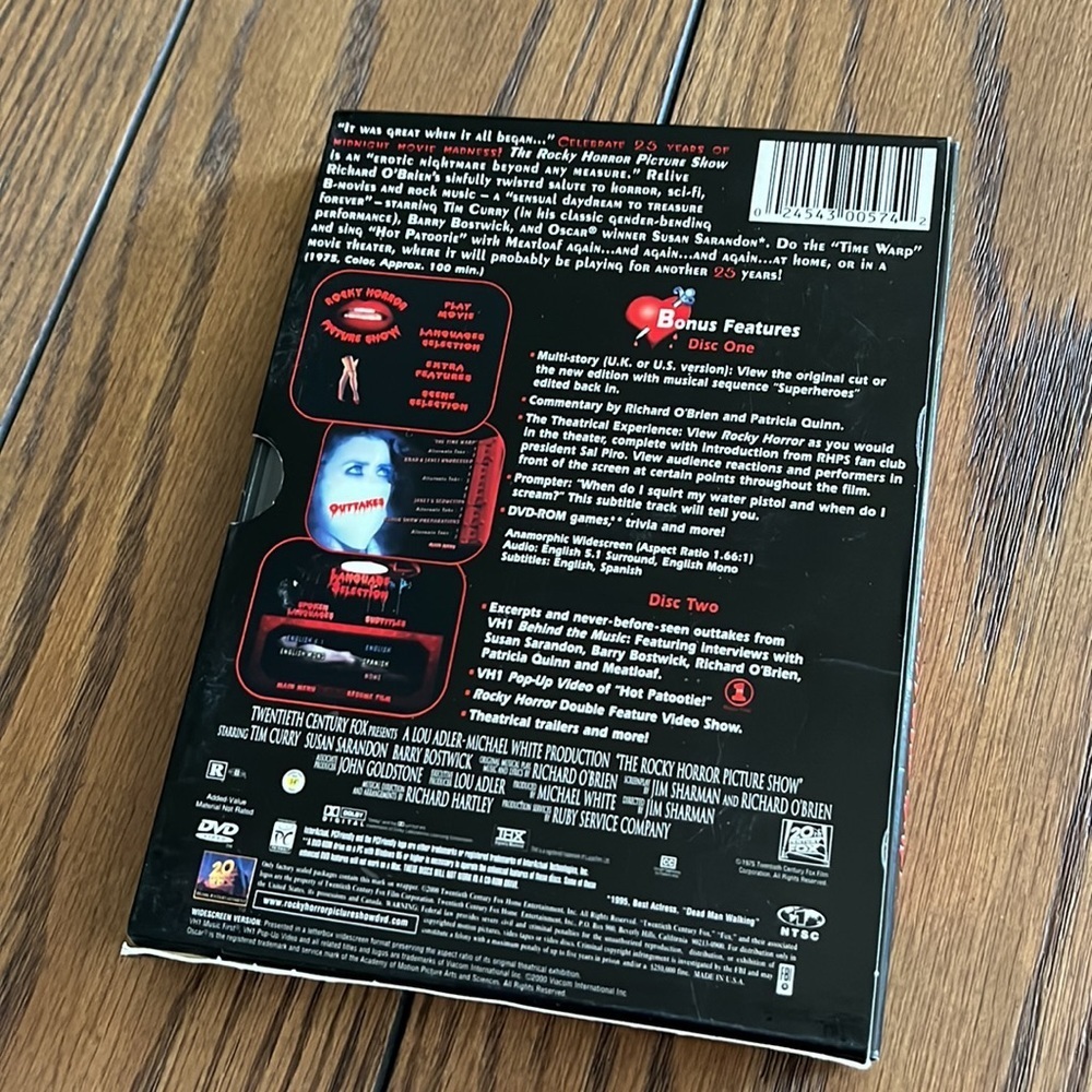 Rocky Horror DVD 🥰25 Anniversary edition - Picture 2 of 5